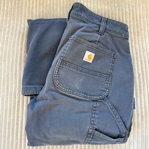 Women’s Carhartt Steel Purple - Fleece Lined Work Pants